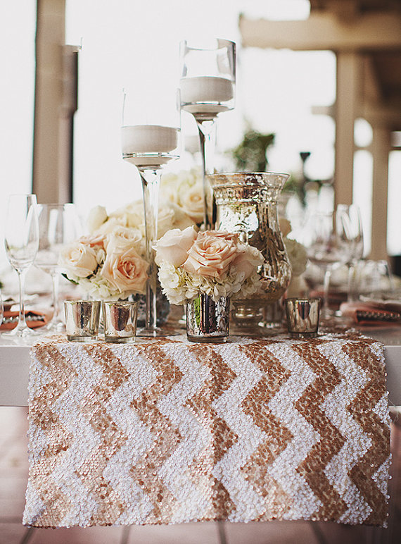 rentals  FL Tampa orlando Tampa  wedding  florist rentals table sequin Chevron bay fl linens tablecloth